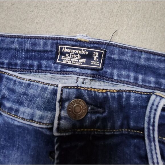 Abercrombie & Fitch Simone High Rise super Skinny Jeans 29 / 8 - Picture 4 of 14